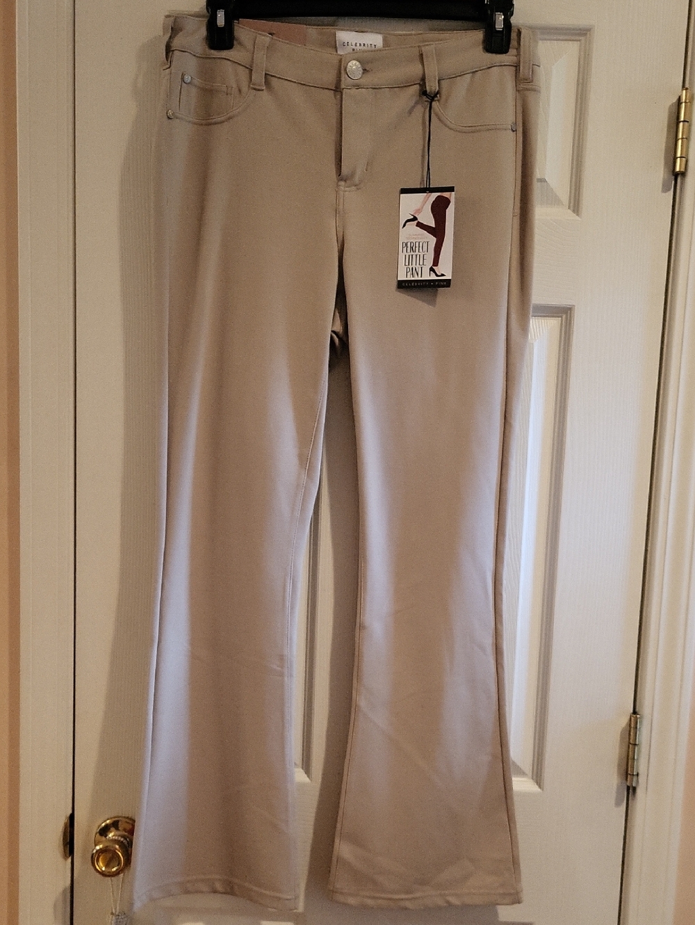 NWT Celebrity Pink Mid Rise Bootcut Slacks Size 14